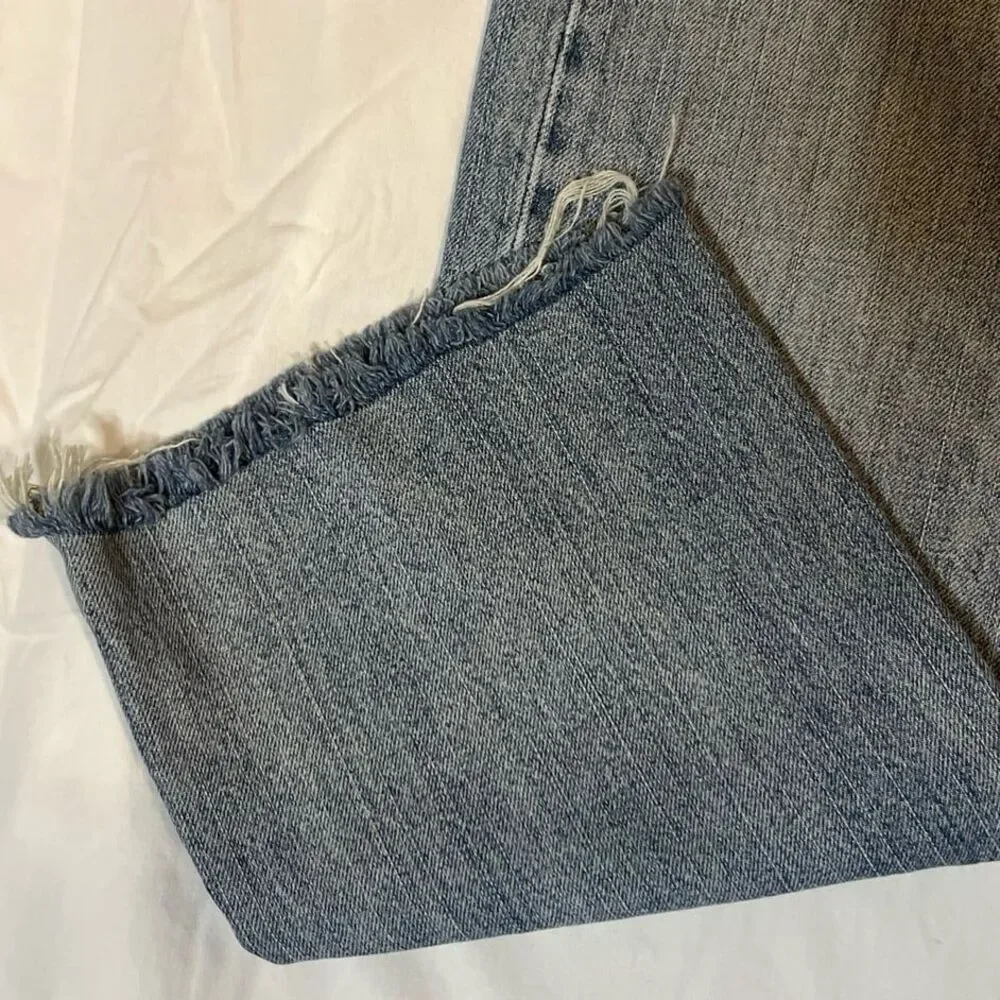J Crew Jeans Lowrise Hip Slung Light Medium Wash Denim Women’s Sz. 4R